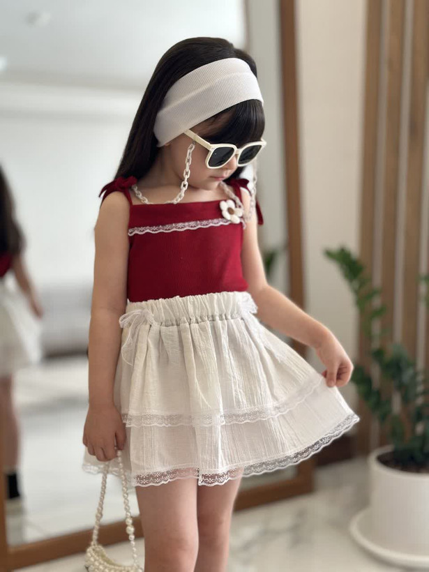 کراپ دامن مجلسی دخترانه